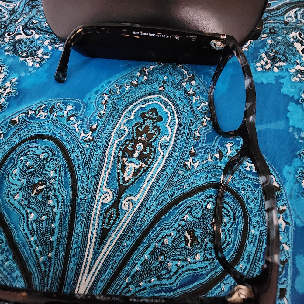 Coach Black Glasses & Case with Elegant Design. Gently Used